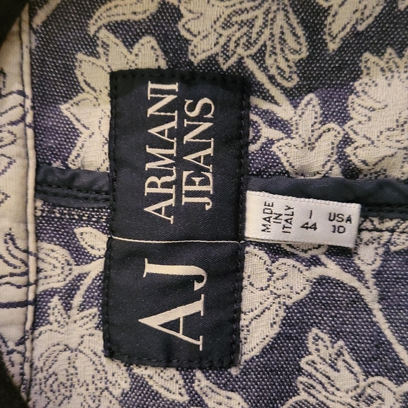 AJ ARMANI JEANS/ 10 / PRINT - Picture 2 of 12